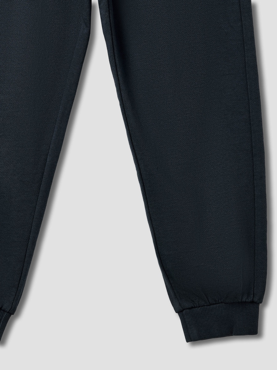 Typographic Print Collared Sweatshirt and Joggers Set