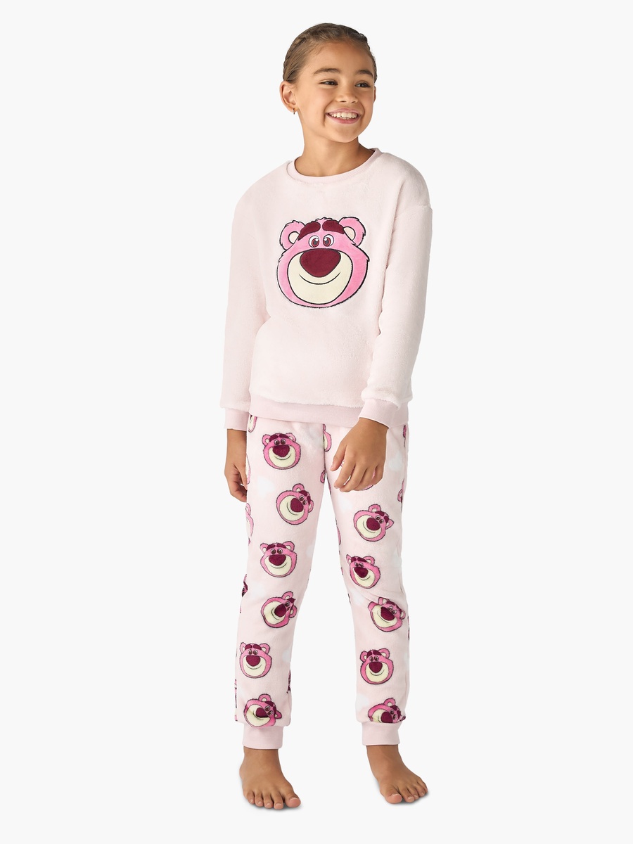 Lotso Textured T-Shirt and Pyjama Set