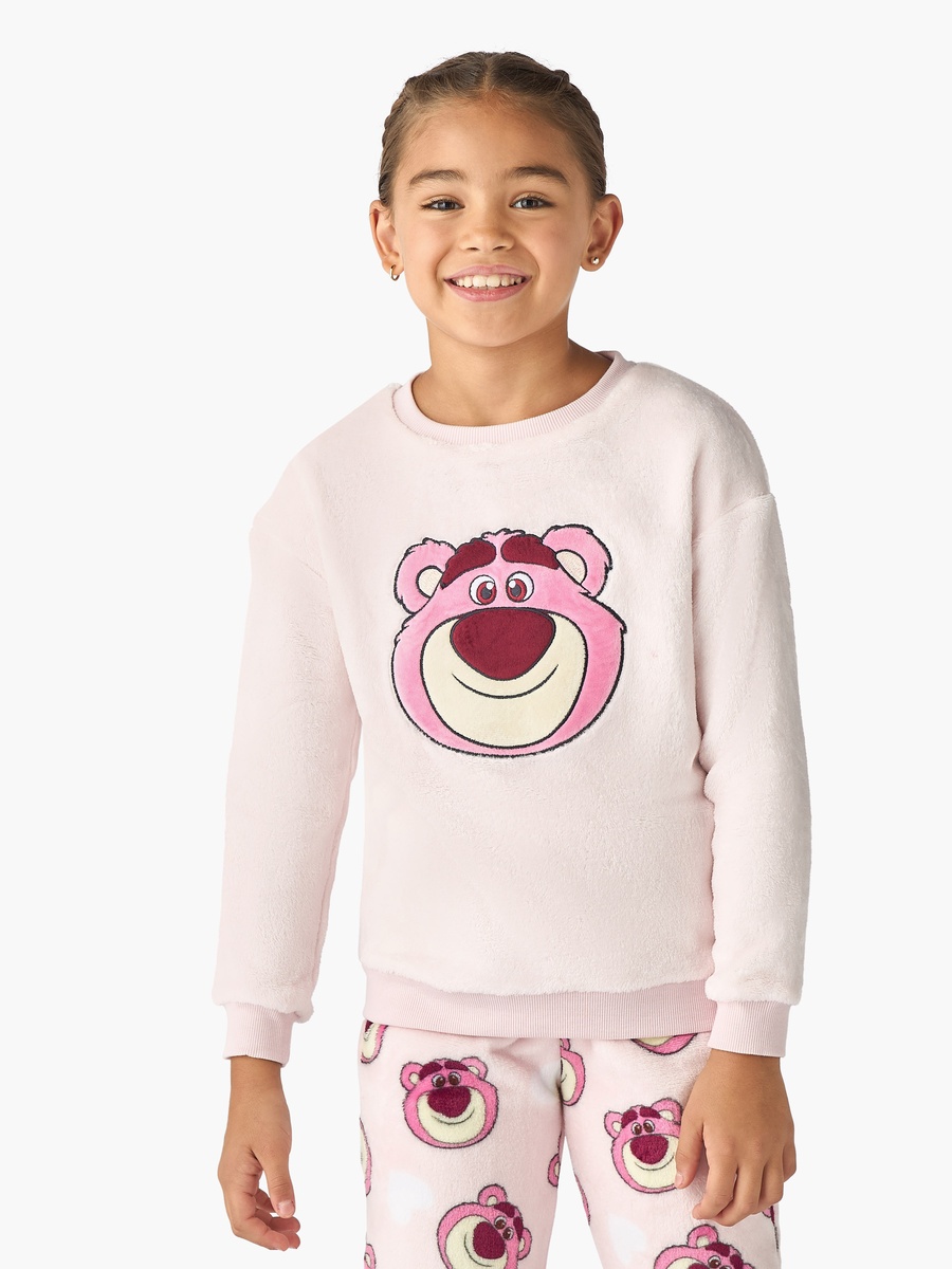 Lotso Textured T-Shirt and Pyjama Set