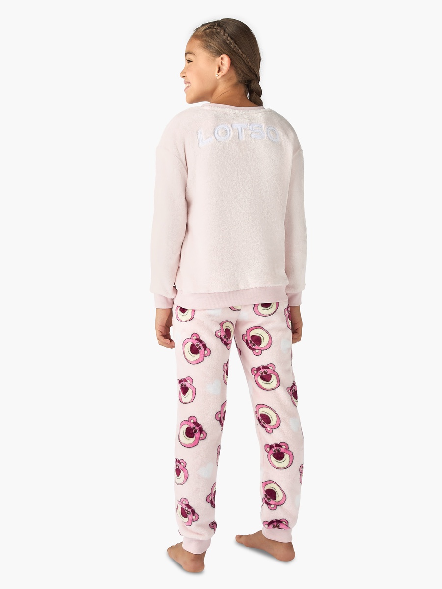 Lotso Textured T-Shirt and Pyjama Set