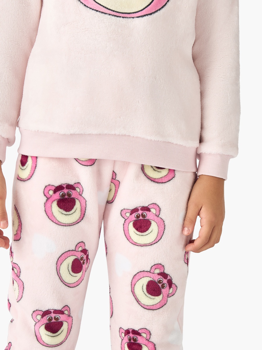 Lotso Textured T-Shirt and Pyjama Set