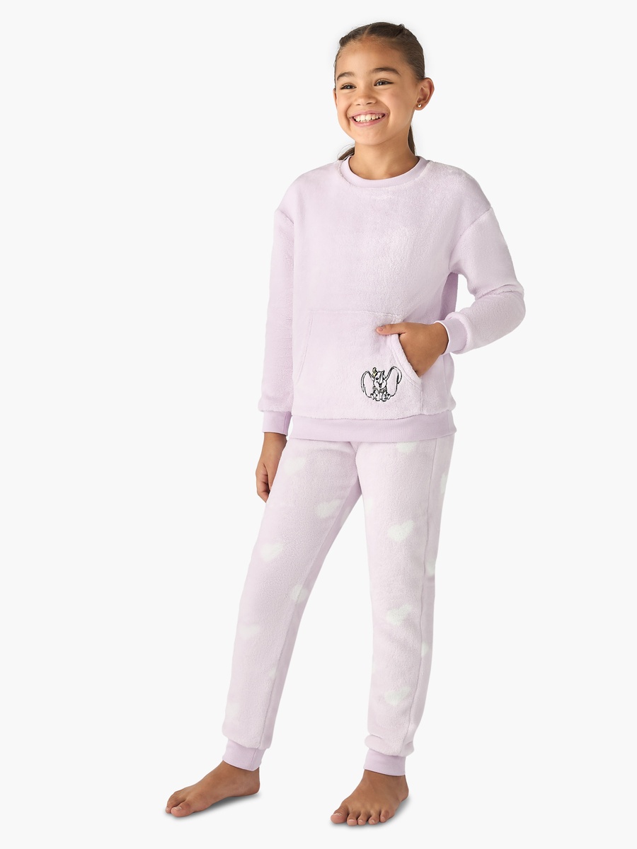 Dumbo Textured T-Shirt and Pyjama Set