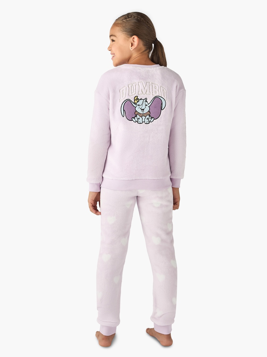 Dumbo Textured T-Shirt and Pyjama Set
