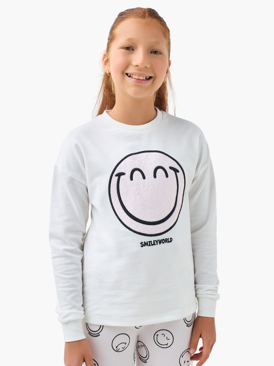 Smiley World Print Cotton Pyjama Set