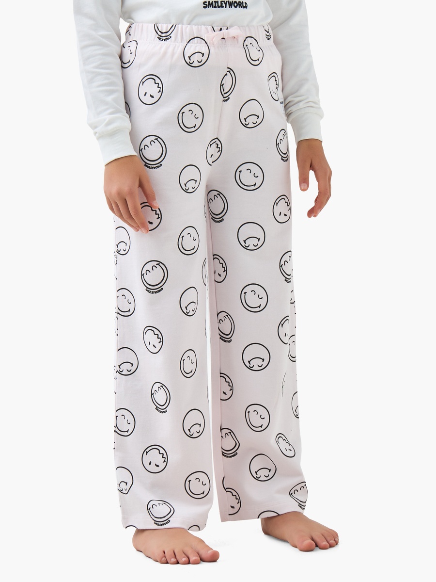 Smiley World Print Cotton Pyjama Set