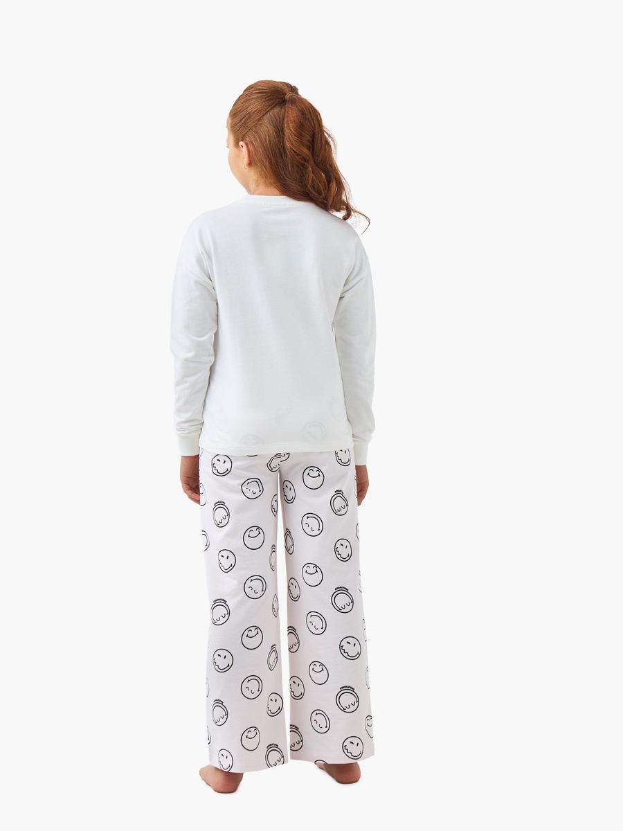 Smiley World Print Cotton Pyjama Set