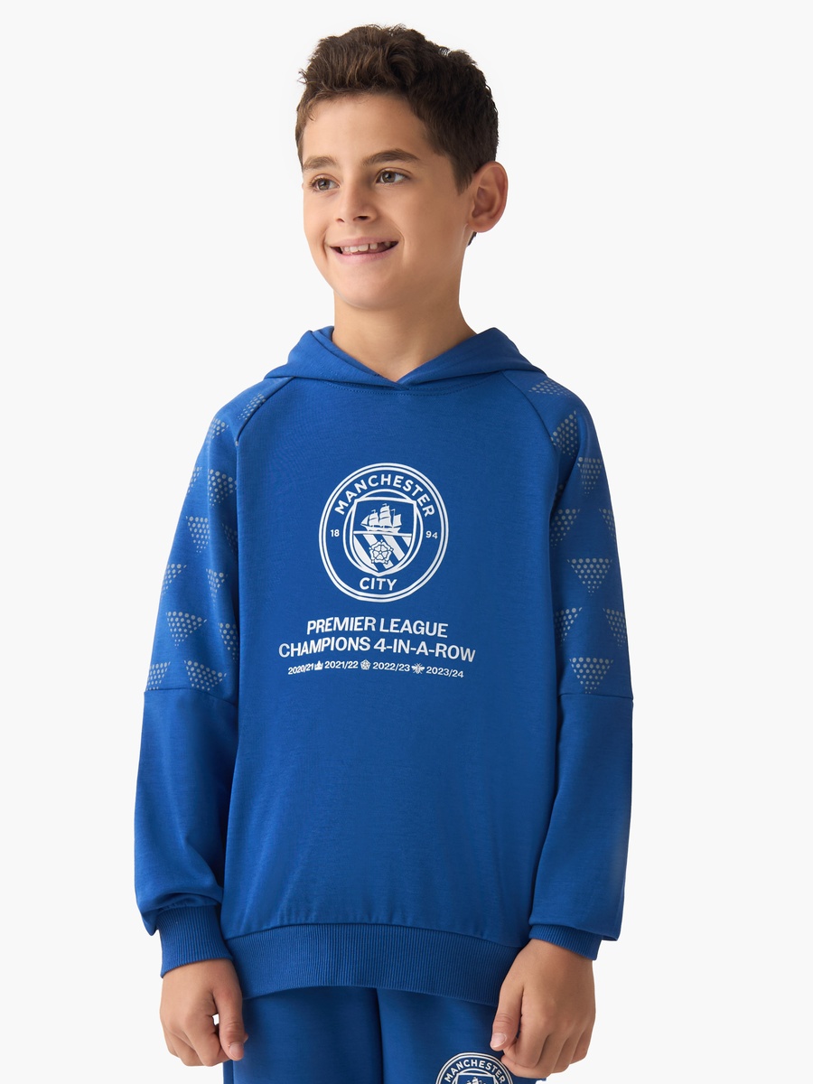 Manchester Print Hooded Sweatshirt and Joggers Set