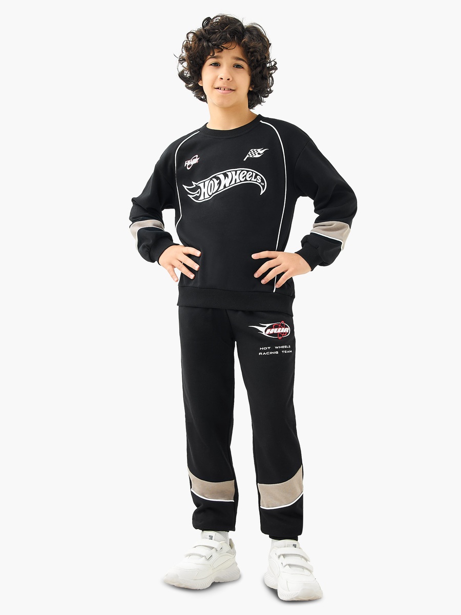 Hot Wheels Print Sweatshirt and Joggers Set