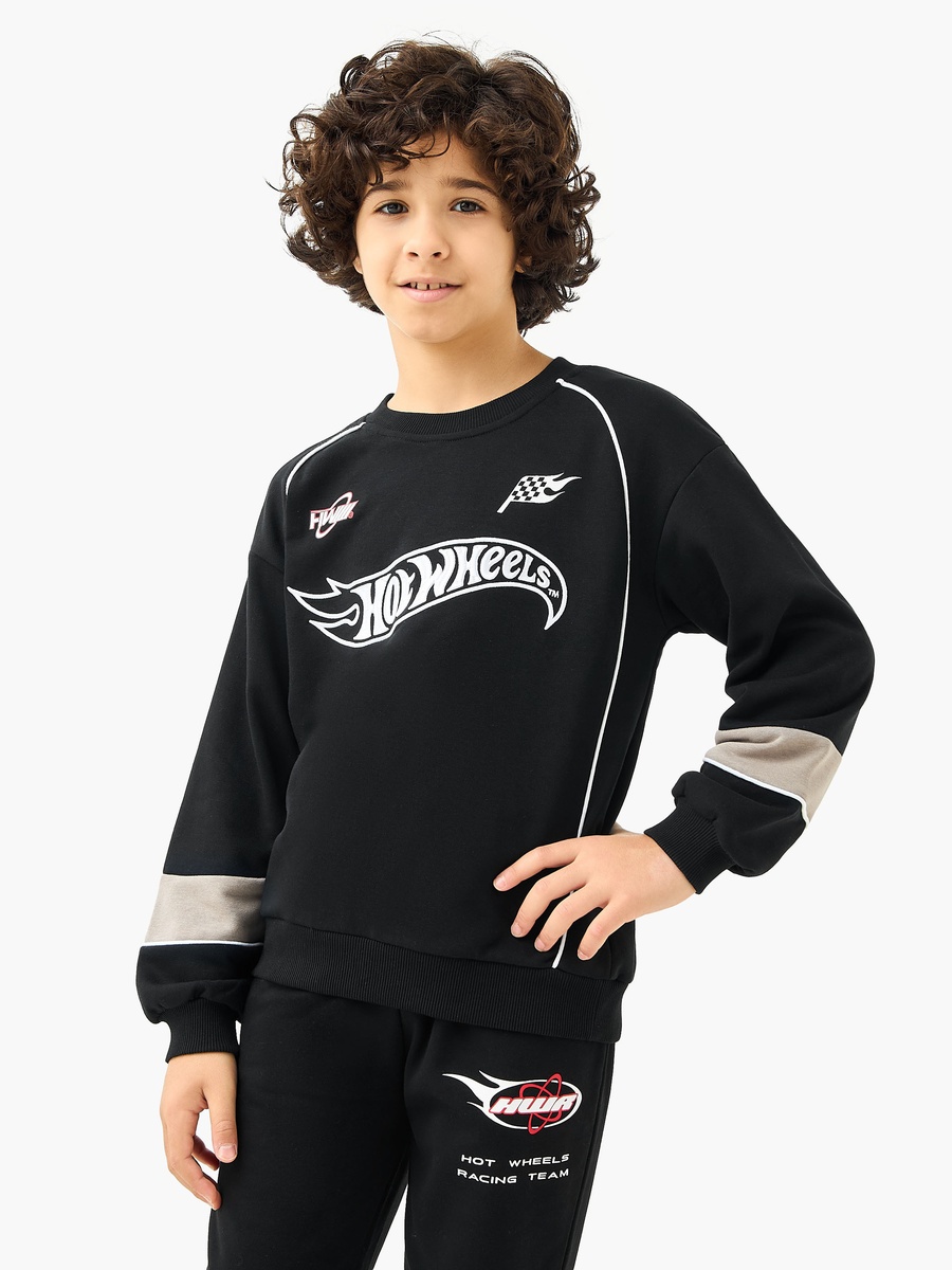 Hot Wheels Print Sweatshirt and Joggers Set
