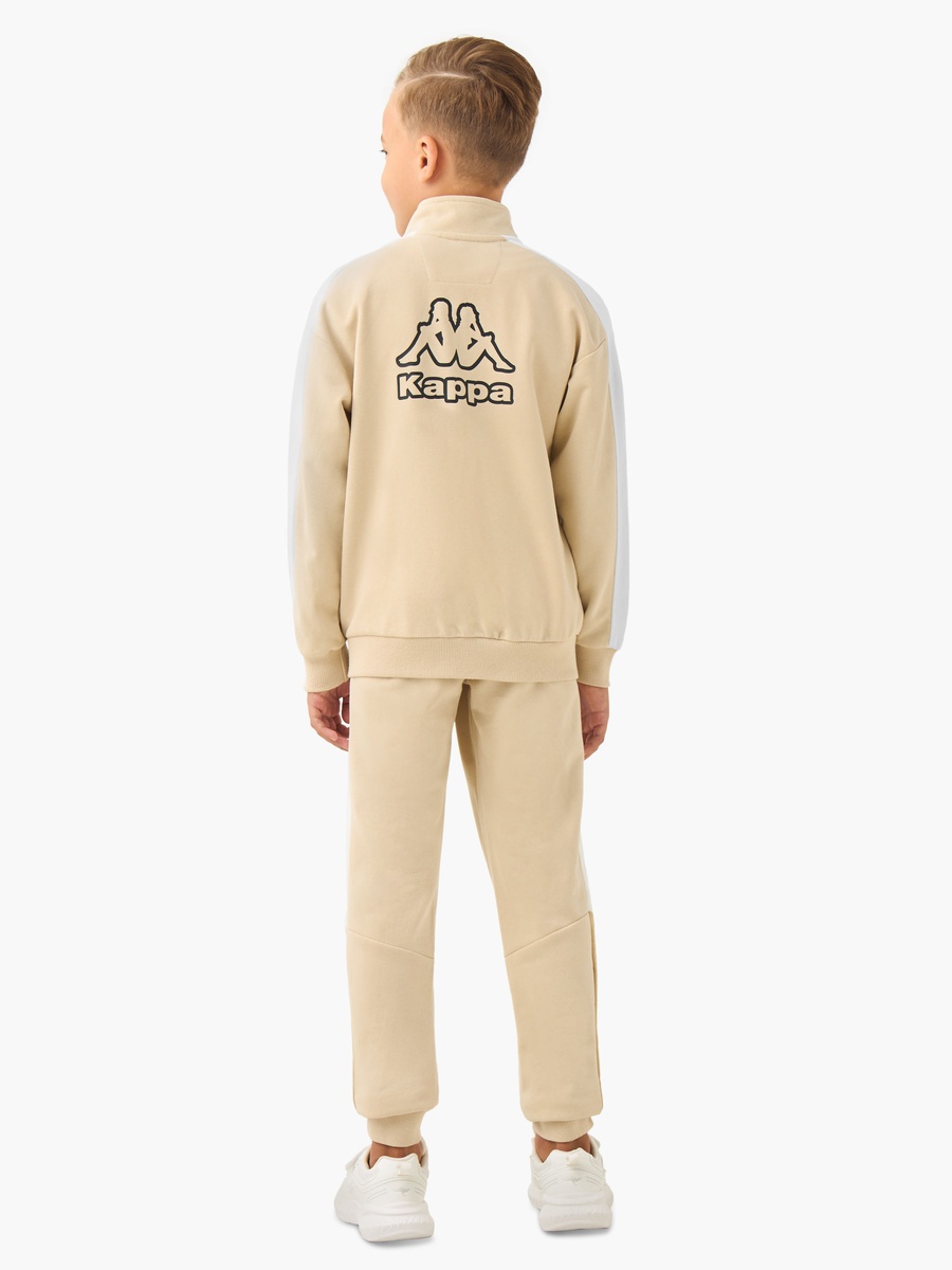 High Neck Jacket and Joggers Set with Panel Detail