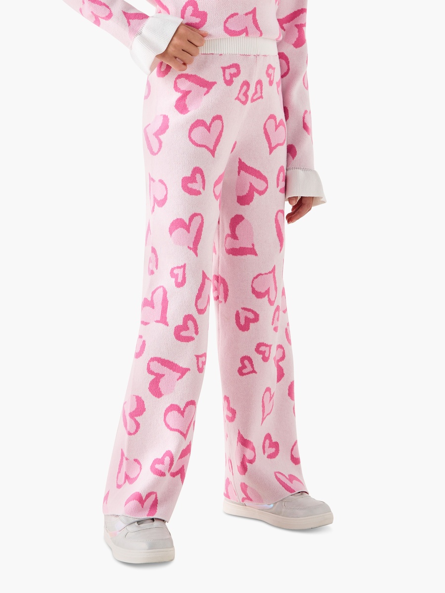 Hello Kitty Heart Print Top and Pants Set