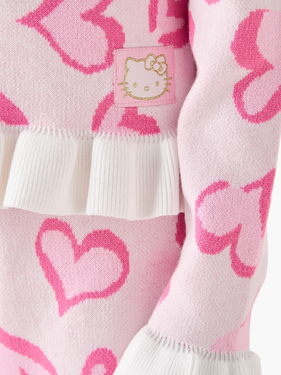 Hello Kitty Heart Print Top and Pants Set