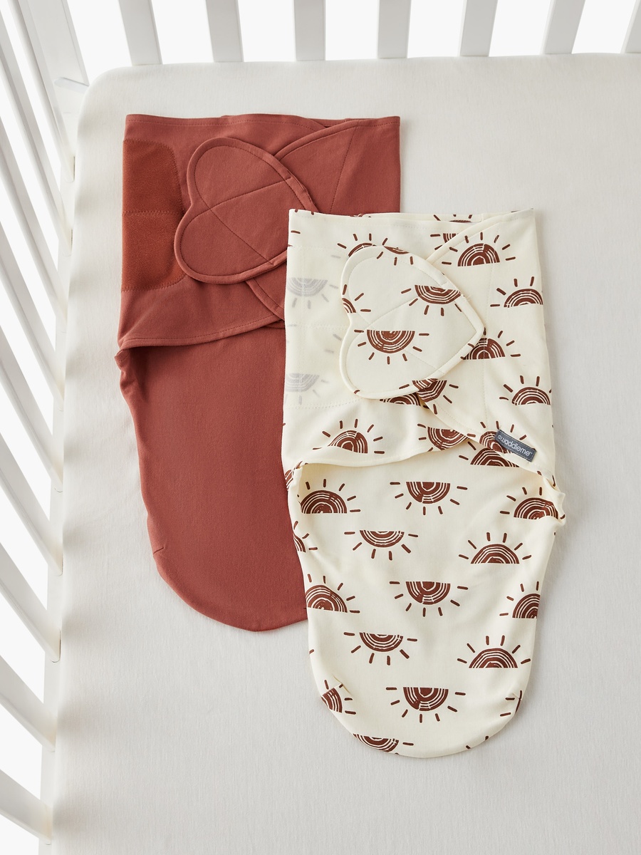 Baby Sleeping Bag with Hook and Loop Closure - 0-3 Months - Set of 2