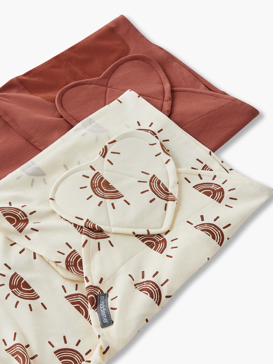 Baby Sleeping Bag with Hook and Loop Closure - 0-3 Months - Set of 2