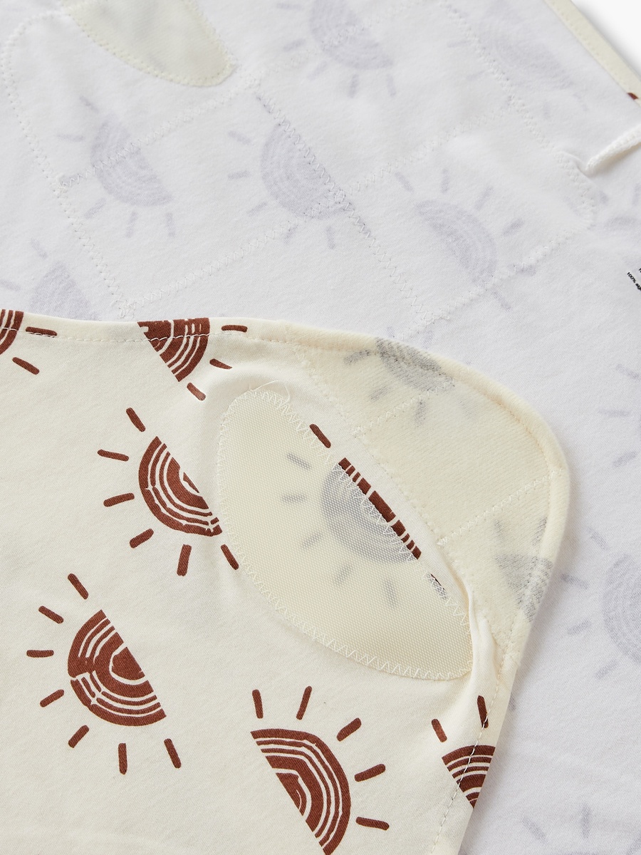 Baby Sleeping Bag with Hook and Loop Closure - 0-3 Months - Set of 2