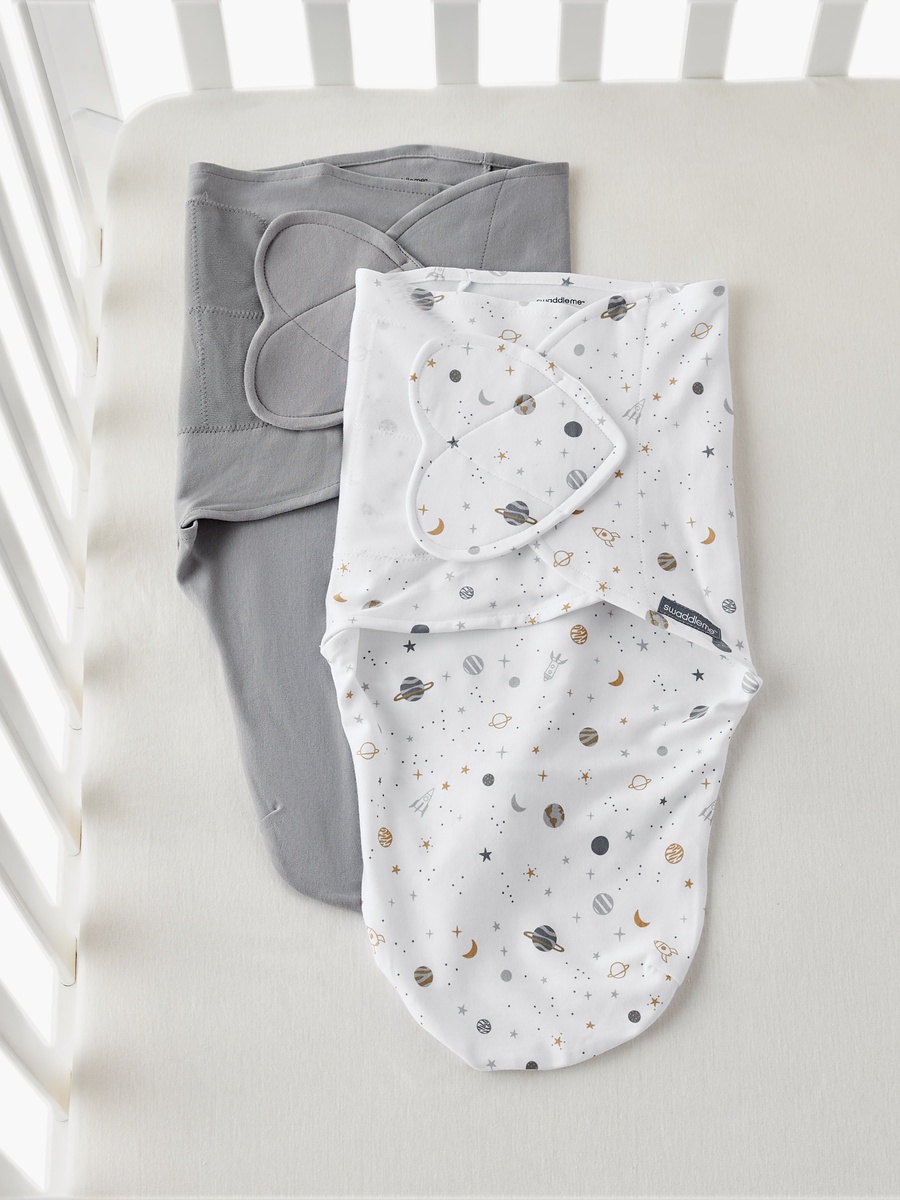 Baby Sleeping Bag with Hook and Loop Closure - 0-3 Months - Set of 2