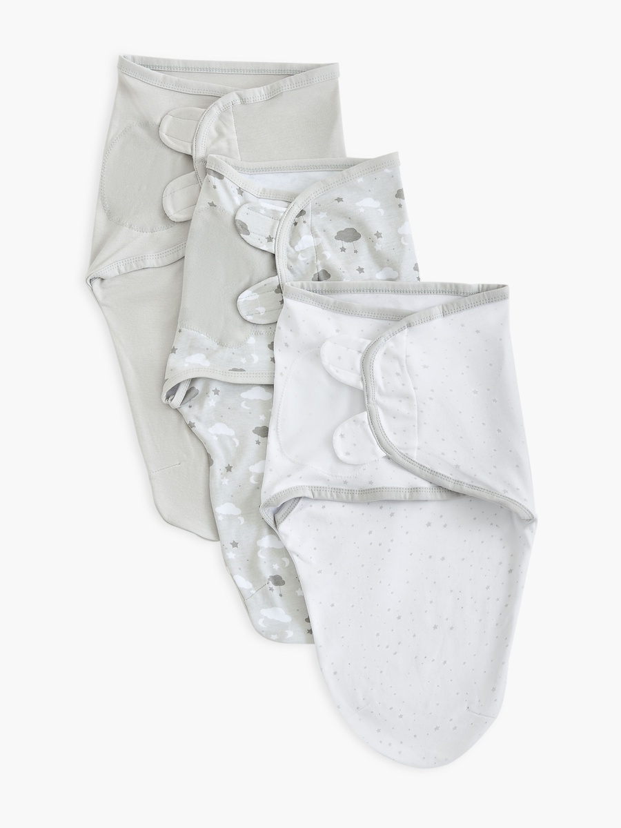 Ear Applique Swaddle Wrap - Set of 3