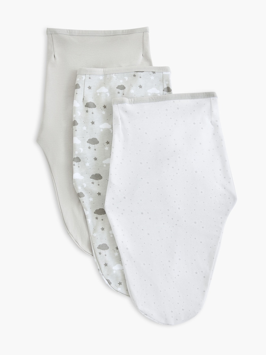 Ear Applique Swaddle Wrap - Set of 3