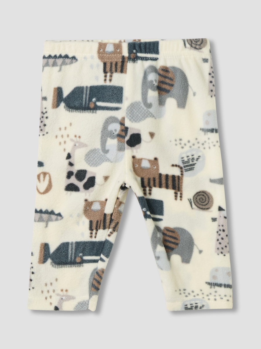 Animal Print Polyester Long Sleeves Pyjama Set - Pack of 2