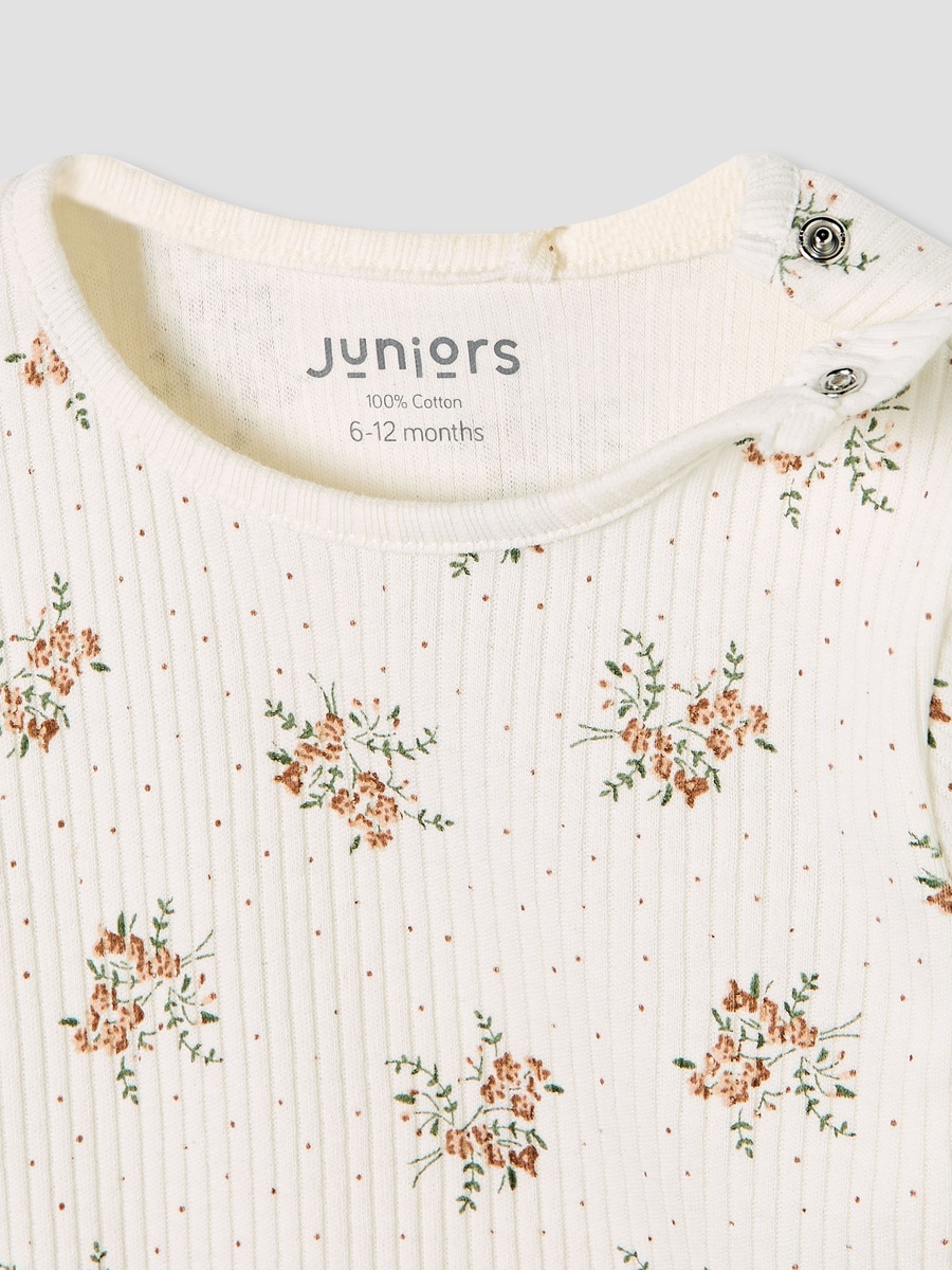 Floral Print Cotton Pyjama Set