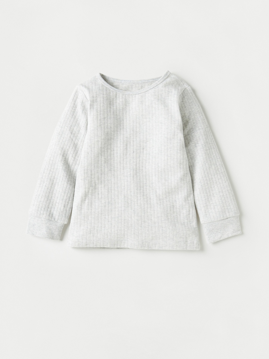 Ribbed Thermal T-Shirt and Pyjama Set
