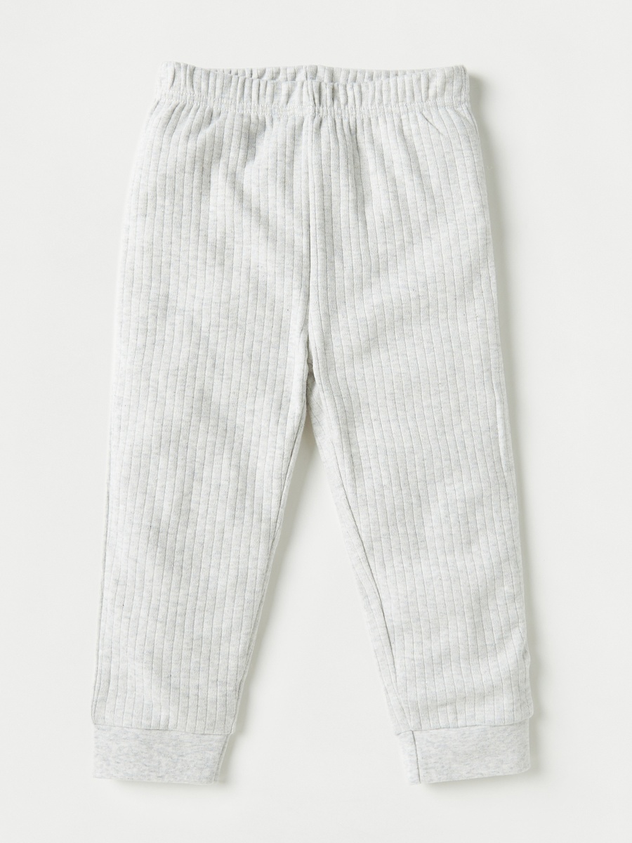 Ribbed Thermal T-Shirt and Pyjama Set