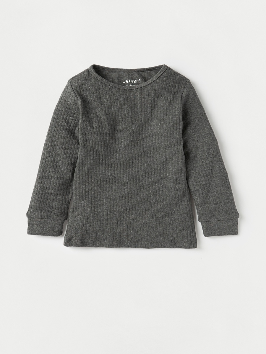 Ribbed Thermal T-Shirt and Pyjama Set
