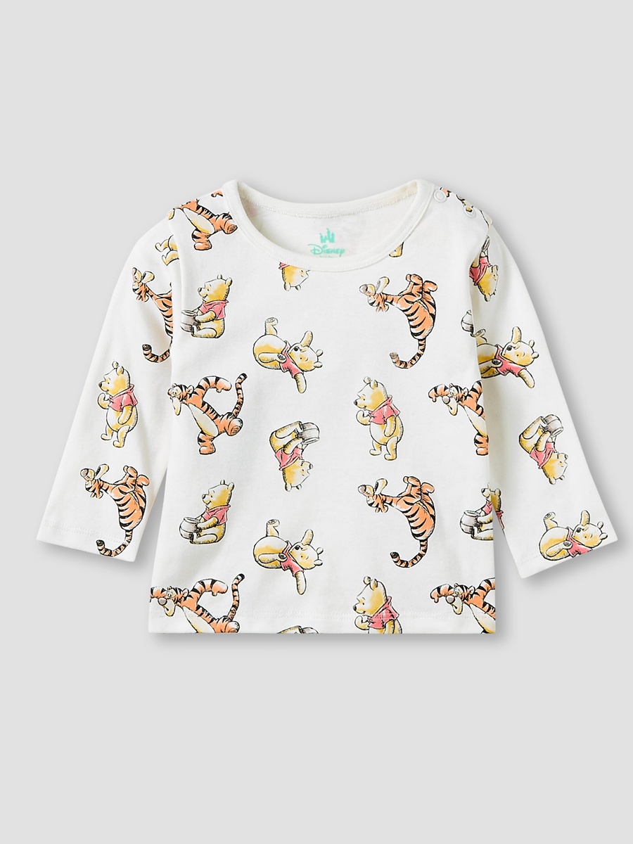 Winnie the Pooh and Tigger Print Cotton Pyjama Set