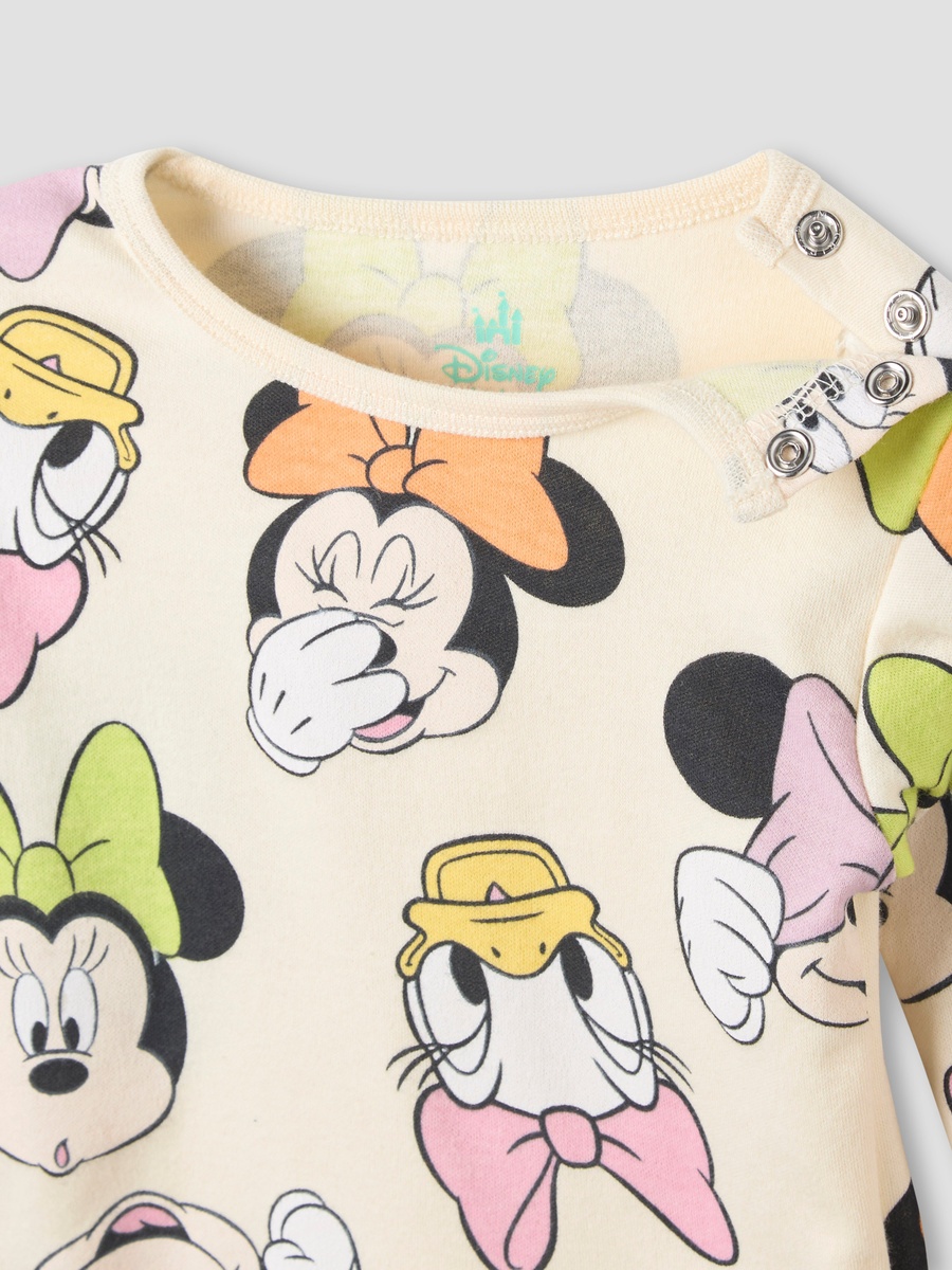 Minnie and Daisy Print Cotton Long Sleeves Pyjama Set