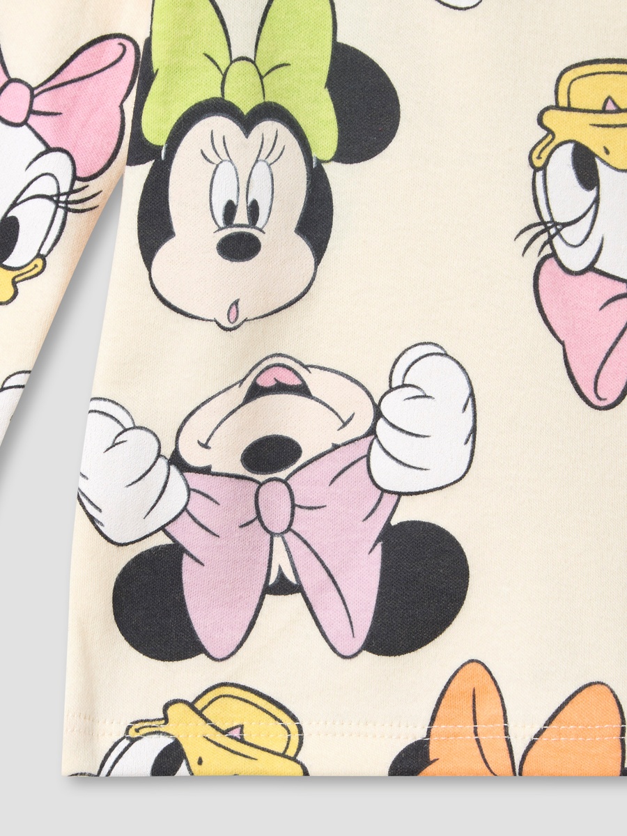 Minnie and Daisy Print Cotton Long Sleeves Pyjama Set