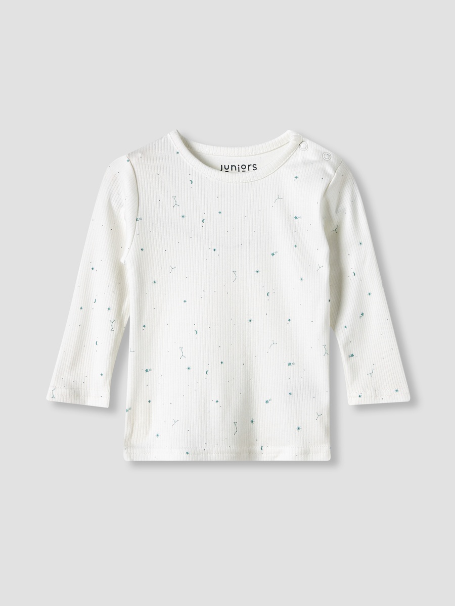 Long Sleeve Pyjama Set with Snap Button Closure - Set of 2