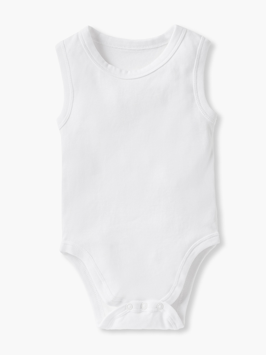 Solid Sleeveless Bodysuit with Button Closure - Set of 3
