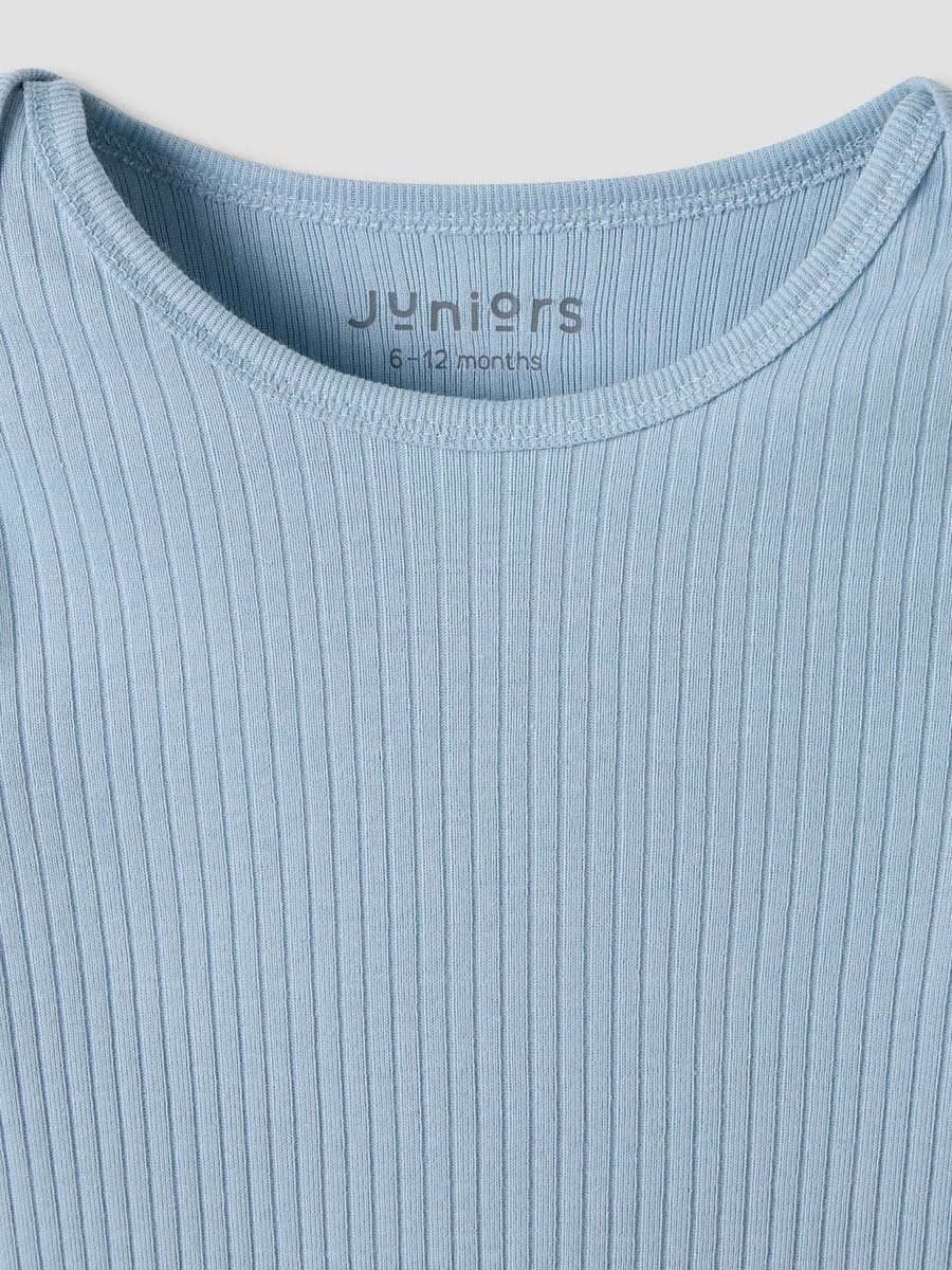 Cotton Long Sleeves Bodysuit with Snap Button Closure - Set of 3