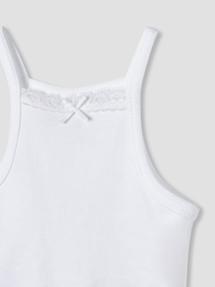 Sleeveless Bodysuit with Bow Detail