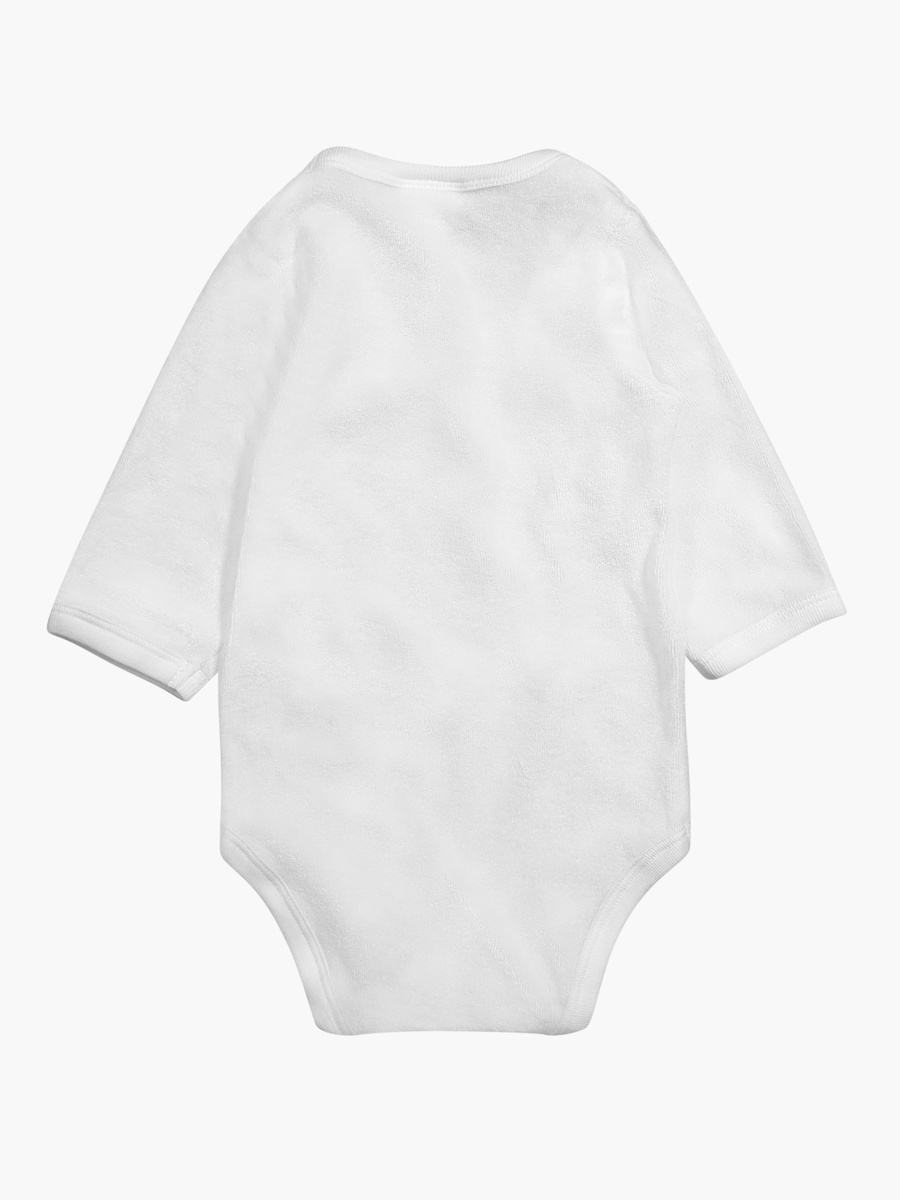 Solid Long Sleeves Bodysuit with Round Neck