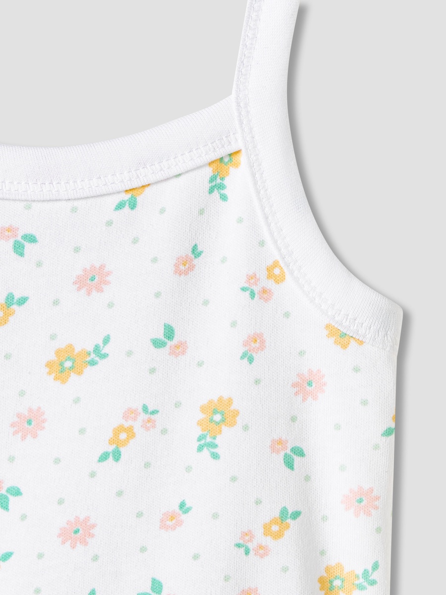 Printed Strappy Bodysuit - Set of 3