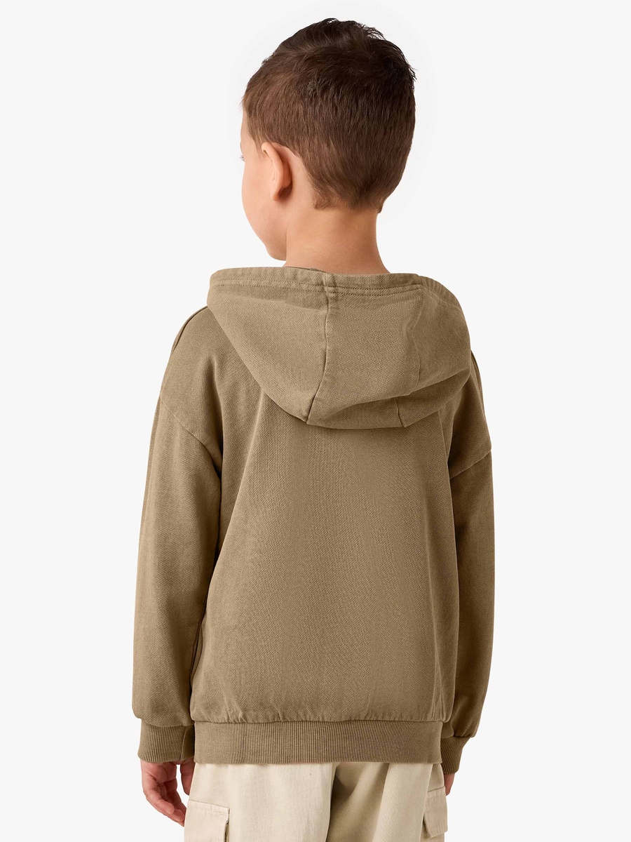 Hooded Sweatshirt with Typographic Print