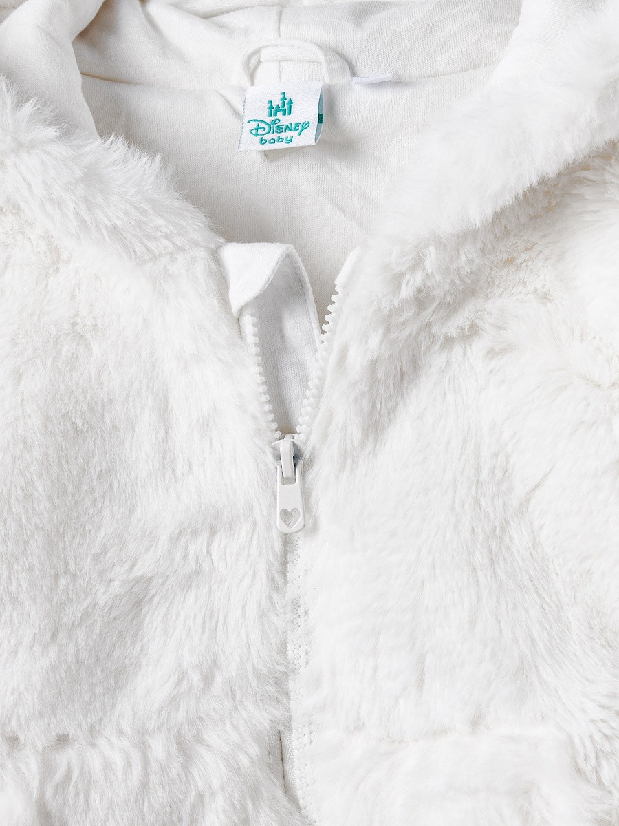Applique Accent Hooded Jacket with Long Sleeves