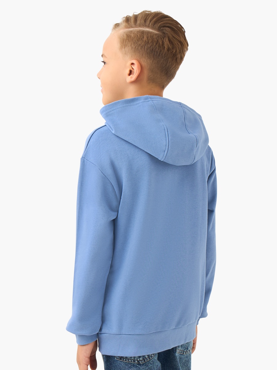 Colorado Print Cotton Hooded Neck Sweatshirt 