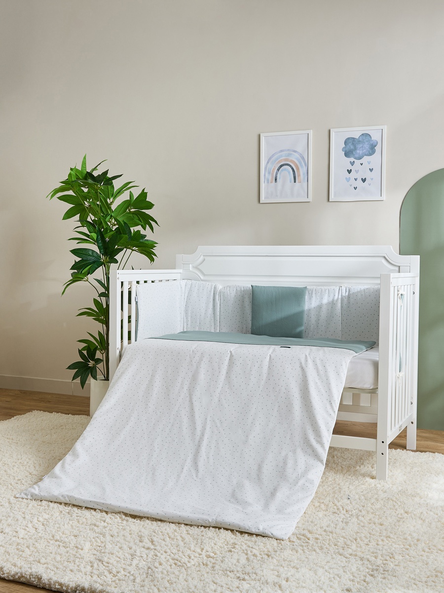 Cambrass Quilt Cover with Cot Bumper and Cushion - 110x170 cm