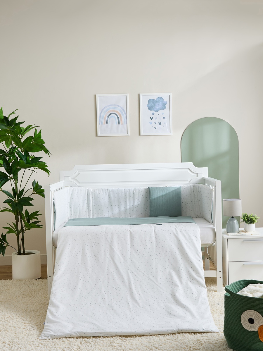 Cambrass Quilt Cover with Cot Bumper and Cushion - 110x170 cm