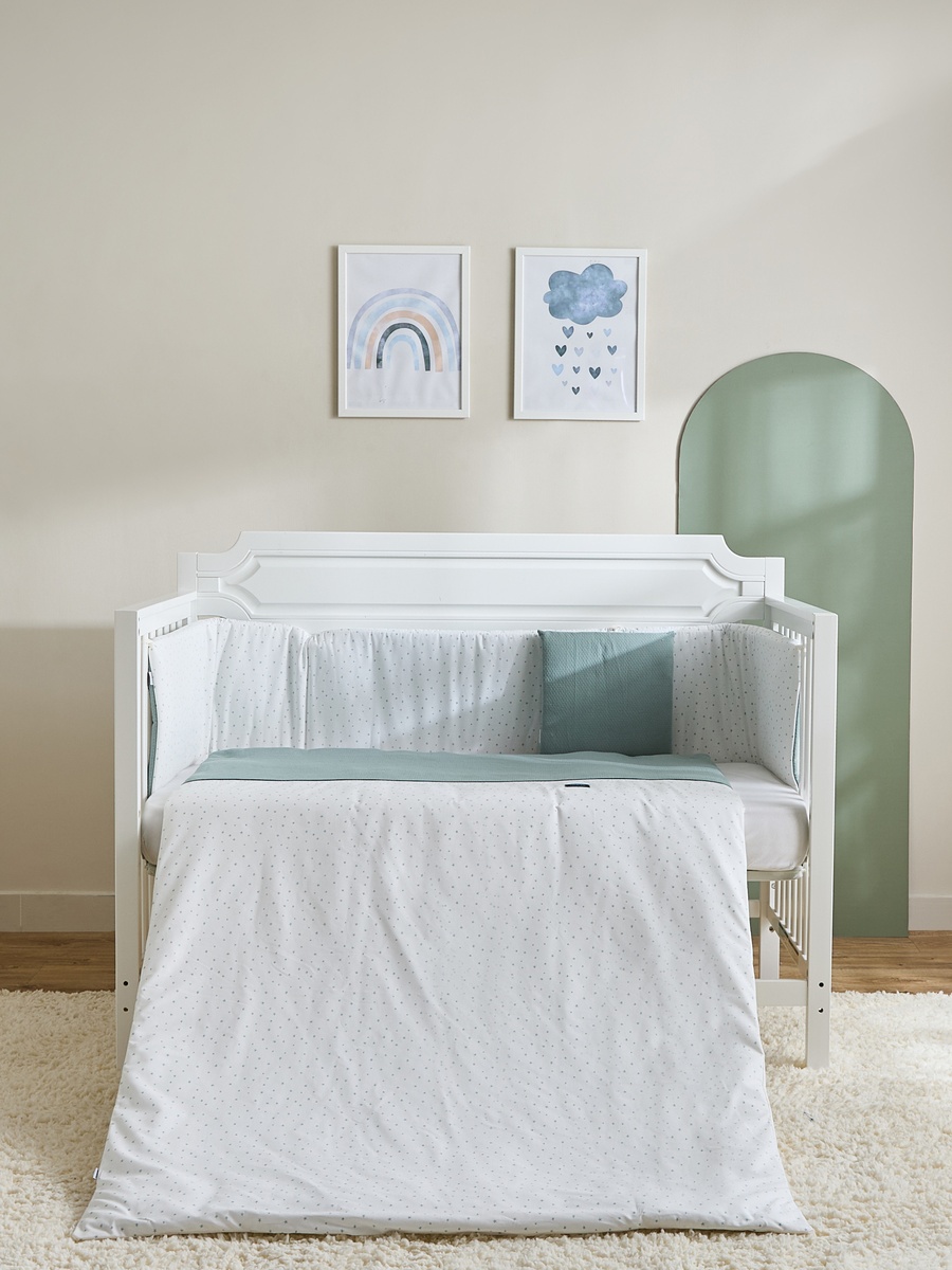 Cambrass Quilt Cover with Cot Bumper and Cushion - 110x170 cm