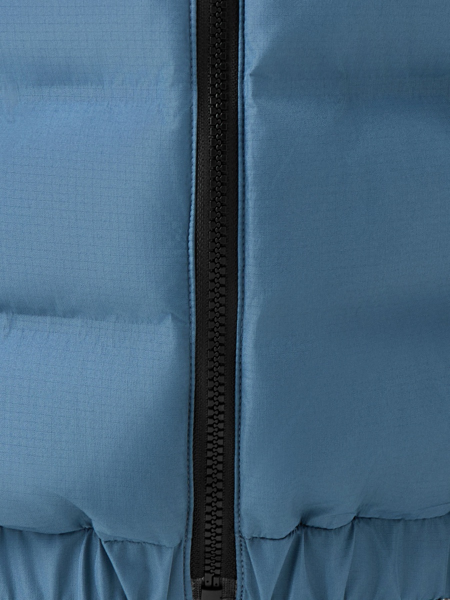 Colourblock Hooded Heavy Jacket with Zip Closure