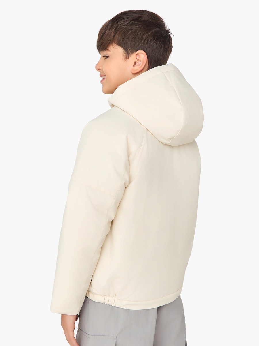 Solid Hooded Jacket with Pockets