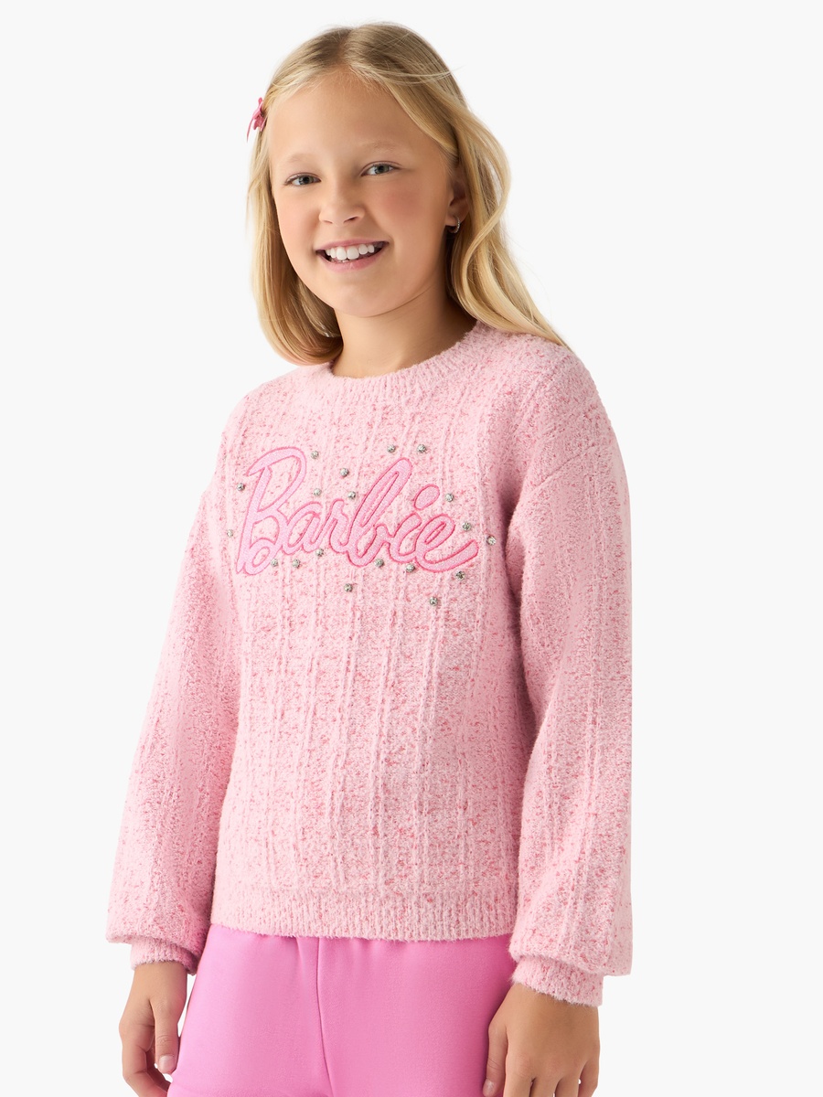 Barbie Embellished Sweater with Long Sleeves