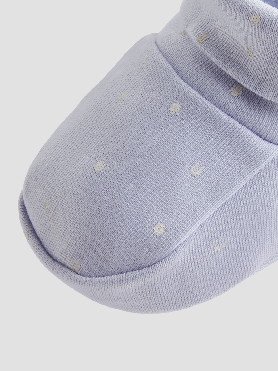 Cotton Booties with Assorted Print