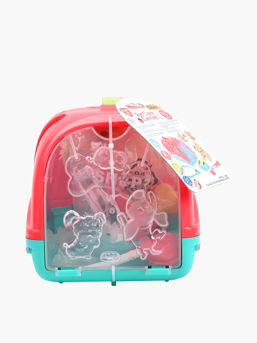 Playgo 7-Piece Pet Puppy Carrier Playset