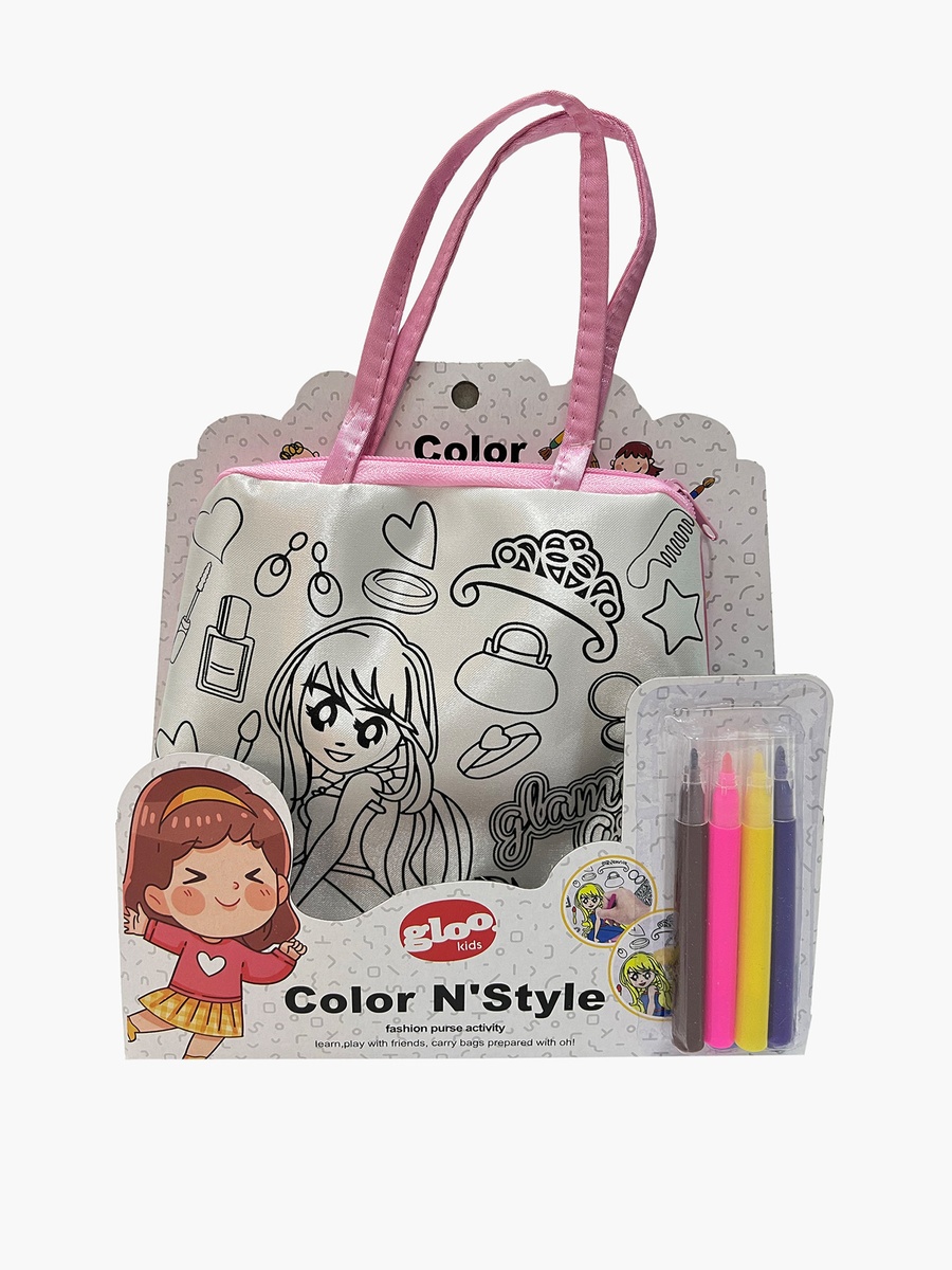 Color N Style Little Girl DIY Painting Bag