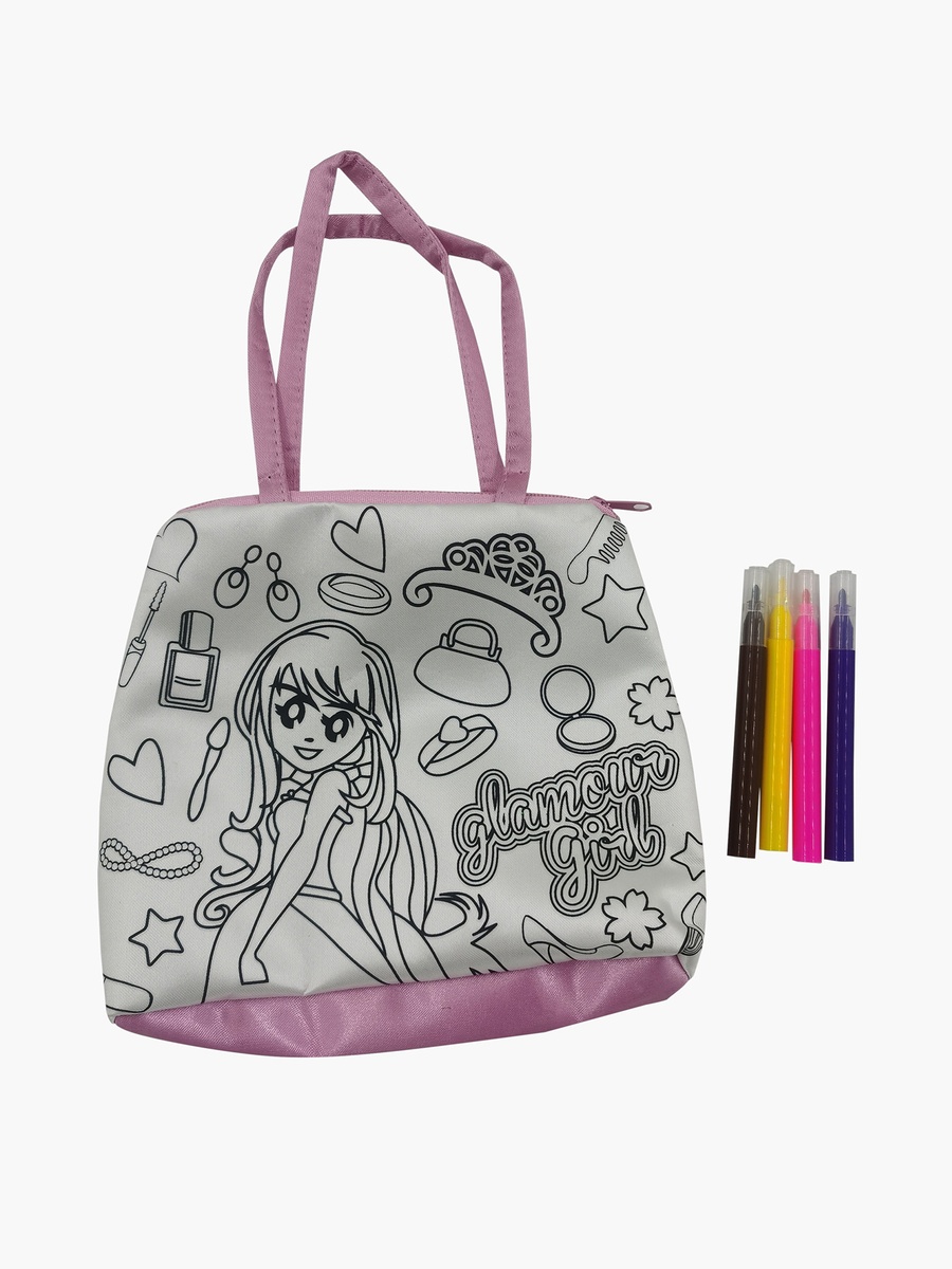Color N Style Little Girl DIY Painting Bag