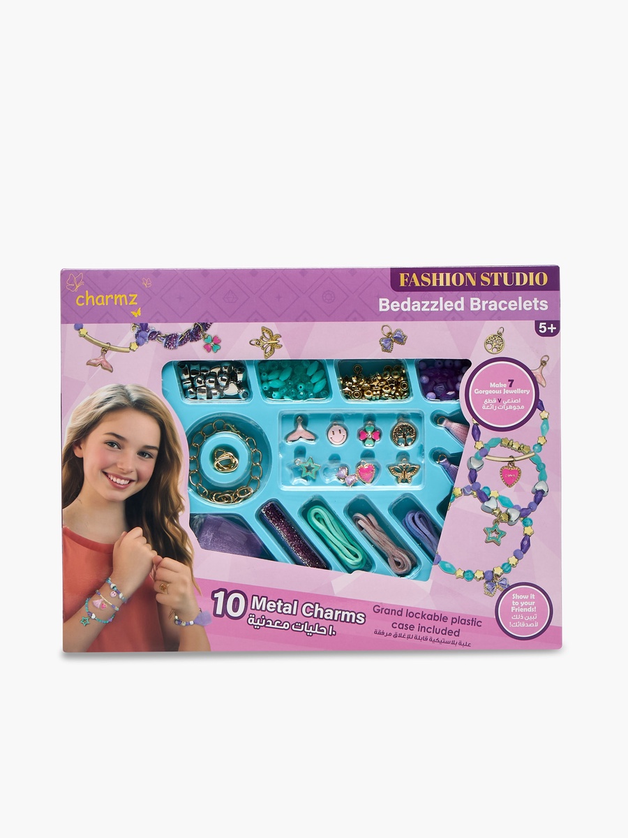 DIY Bedazzled Bracelet Set